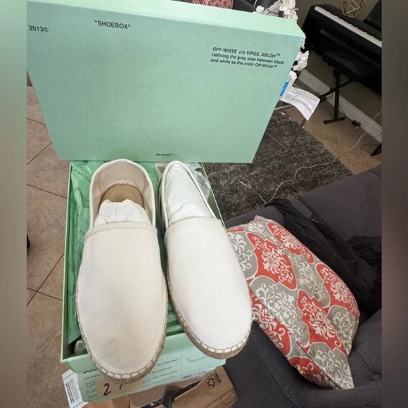 Off-White Black and White Espadrilles - Picture 2 of 6